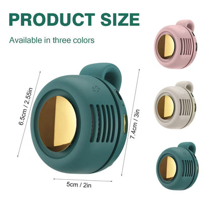 Bladeless Neck Hanging Mini Fan with Clip